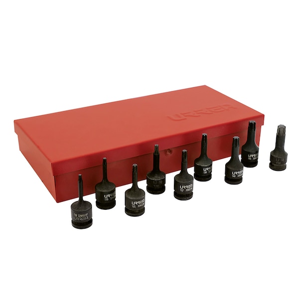 3/8" Drive Impact Socket Bit, Torx(R), 9 pcs
